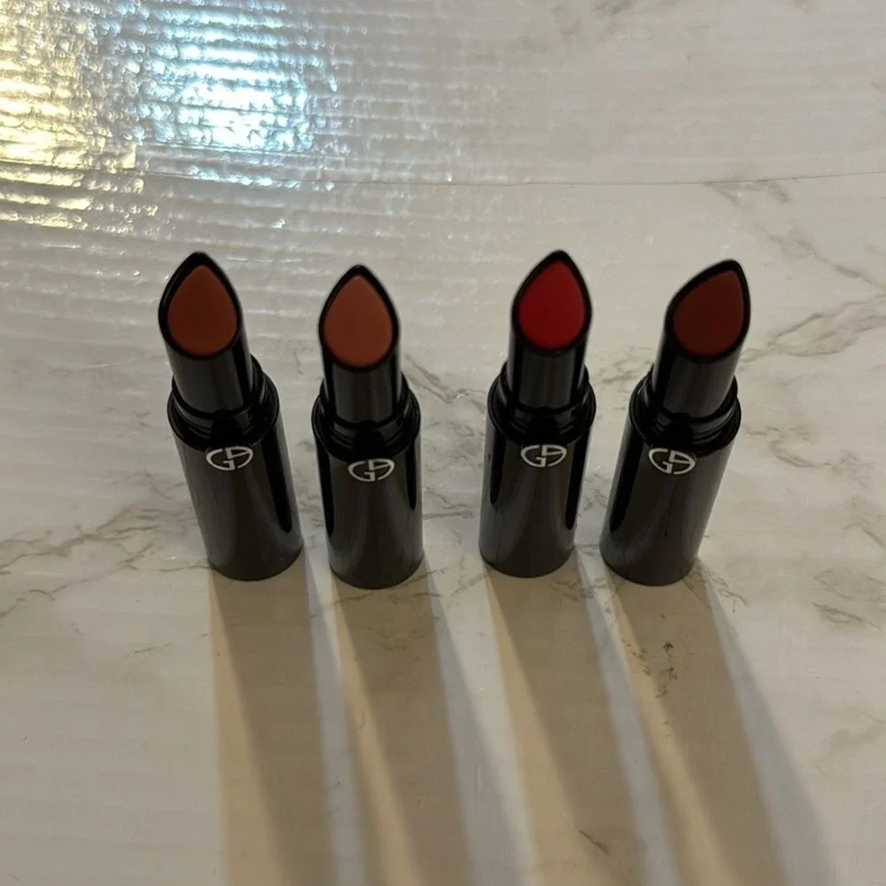 Giorgio Armani lip power‎ long lasting lipstick bundle